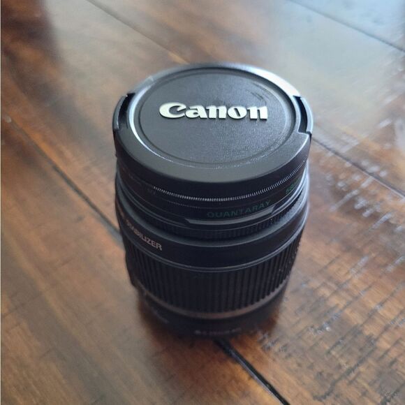 Canon EF-S 18-55mm f: 3.5-5.6 Black Telephoto Camera Zoom Lens - Picture 1 of 9